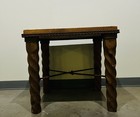 Spanish Colonial revival Antique Poker Table 1960s  handmade  