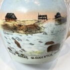 Gloucester Ma Massachusetts Souvenir Bass Rocks Porcelain Trinket Creamer