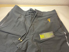 Tucann Swim Trunks Mens  Large L  Black  W Gold Trim   Liner  Zip Pockets 3  Nwt