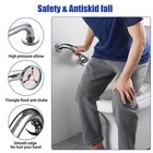 2pcs Stainless Steel Grab Bar Handicap Shower Tub Handle Support Bathroom Safety