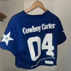 Beyonce Cowboy Carter Tour 2025 Mesh Jersey V-neck 3d Blue Replica