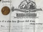 1876 Civil War General   Pa Governor John Hartranft Signed Autographed Document
