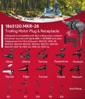 1865120 Mkr-28 Trolling Motor Plug And Receptacle For Minn Kota Freshwater And S