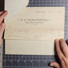 1906 St  Ives Gold Mining Milling Co  Goldfield Nv John S  Cook Check Water Bill