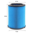 2 Pack Vf5000 Vacuum Dust Filter For Rigid Shop Vac 3 Layer 6-20 Gallon Wet Dry