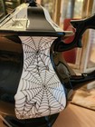 Grace Teaware Halloween Elegant Black And White Spider Web Teapot  Gothic Htf