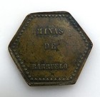 Mexico - Escasa Second Republic Mines Of Barruelo 4 Reales