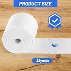 Fiberglass Cloth Tape  6 Oz  4  Wide By 33 Yd  99ft Non Adhesive Woven Fiberglas
