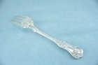 Tiffany English King Sterling Silver 8-1 2  Cold Meat Serving Fork No Monogram
