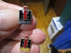 2 Vintage Ih International Harvester Service Pins 10 Yr   10k Gold 20 Yr
