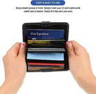 Unisex Business Card Holder Hard Case Wallet Credit Card Anti-rfid Card Holder