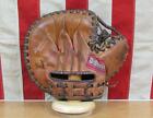 Vintage 1950s Wilson Leather Catchers Mitt Baseball Glove Softball Fli-back Ball