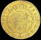1799 M Mf Gold Spain 1 Escudo Charles Iv Coin Madrid Mint