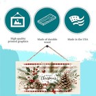 Pine Cone Merry Christmas Neutral Handmade Sign Decor Door Hanger