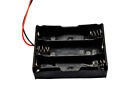 Pack Of 5 Battery Storage Case box organizer holder With Wire Lead For 3x18650