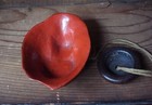 N3  Japanese Antique Tree Knot Lacquer Sake Cup Netsuk Edo-meij Era
