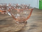 Lot Of Vintage Pink Depression Glass - Plates   Cups - 23 Pieces