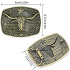 Mens Belt Buckle Western Cowboy - Texas Bull Western Belt Buckle For Men Cowb   