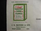 Canada Kellogs Grocer Illustrated Advertising Cover 1917 Cover Front Only Here