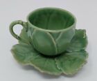 Senegal Fine China Green Leaf Tea Cup   Saucer