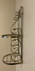 Brass 2 Tier Heart Design Vanity Shelf 15 5 X 6 1 4 X 6