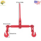 Ratchet Chain Binder Load Binder For Tie Down Truck 5 16 -3 8  6600lbs 2 Pack