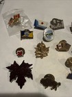 17 Vtg Canadian Lapel Hat Pins Travel Souvenir Memorabilia - See Description
