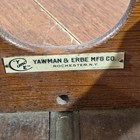 Vintage Index Card Wooden Box Yawman   Erbe Mfg Co Rochester Ny