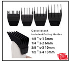 Professional Peanut Clipper Guards For Wahl Peanut     From 1 8 Inch To 1 2 Inch  