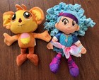 Lot Of 2 Funrise Cirque Du Soleil Junior Luna Petunia Karoo Plush Toys Dolls New