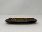 Bill Campbell Studio Art Pottery Crystalline Glaze Butter Dish Plate