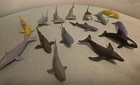 15 Ocean Sharks Whale Dolphin Figurines