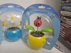 Lot Of 3 Solar Dancing Bugs   Flowers -  2