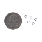 100pc  4mm  Sterling Silver Open Jump Ring  18 Gauge  Wholesale Lot  Bulk Small