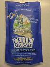 Light Grey  coarse  Celtic Sea Salt 1 2 Pound Resealable Bag  8oz