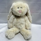 Ty Attic Treasures Pearl Cream Bunny 12  Cuddlys Plush  With Tag Cuddlys