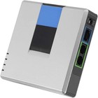 Voip Gateway  Na 2 Ports Internet Phone Adapter  With Power Adapter  Comes Wi   