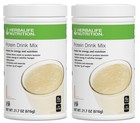 2x Herbalife Protein Drink Mix Vanilla 616g