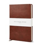 Ruled Notebook - British A5 Journal By    Large  5 75  X 8 25   Chestnut Brown