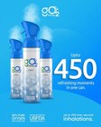 Go2therapy - Up To 450 Inhalations   12l   Portable Oxygen Canister With Mask