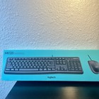 New In Box Logitech Desktop Mk120 Durable Comfortable Usb Mouse Keyboard Combo