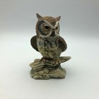 Wise Old Owl Figurine Statue Figure 5-3 8  Vintage Uct Porcelain Japan