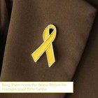 Yellow Ribbon Pin Hostages Israel Bring Them Home Pin Israel Pin Mental Healt   