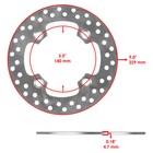 2 Front Brake Disc Rotor And Pads For Polaris Ranger Xp 900 2013 2014 2015-2018