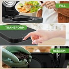 Nutrichef Electric Kitchen Composter 3 Quart Food Recycler   Food Waste Compost