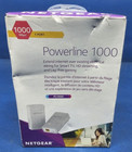 New  Netgear Pl1000-100pas Powerline 1000 Wi-fi Network Extenders 2 Pack  White 
