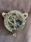 4-inch Polished Brass Sundial Compass Vintage Nautical Working Compass Customize