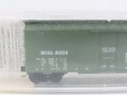 N Scale Micro-trains Mtl 21230 Bcol British Columbia 40  Plug Door Box Car  8004