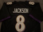 Lamar Jackson Signed Baltimore Ravens Custom Jersey Coa Auto Very Nice 