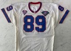 1994 Steve Tasker Buffalo Bills Game Used Champion Jersey W  35 Year   75 Yr Pch